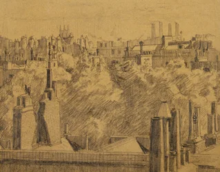 Toits de Londres, vers 1914